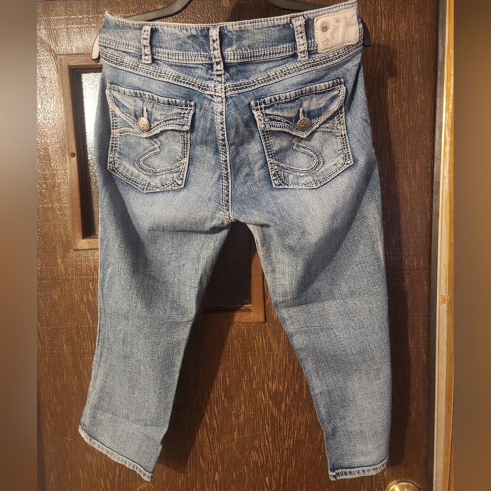 Silver jeans